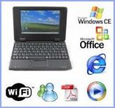10 "LCD Windows CE 6.0 w Netbook / WiFi/RJ45/USB/SD - preto