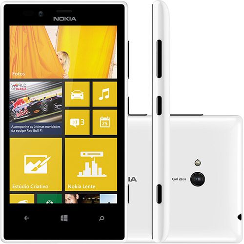 Smartphone Nokia Lumia 720, Preto, Windows Phone 8, 3G, Des